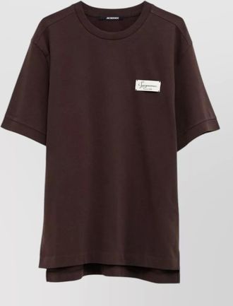 Jacquemus cotton short-sleeve logo t-shirt