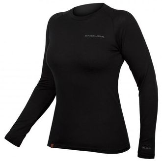 Endura Baabaa Blend Langarm Baselayer Merinounterw&auml;sche f&uuml;r Damen | schwarz