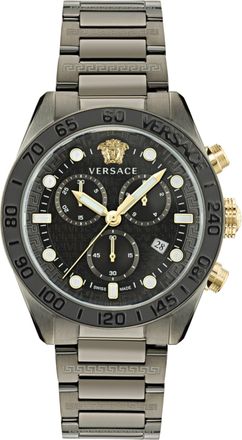 Versace Greca Dome Chrono Bracelet Watch