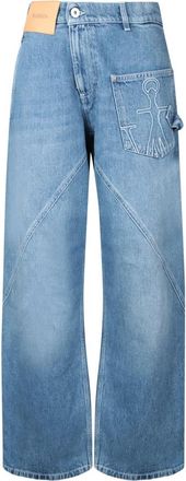 J.W.Anderson Dames, Jeans, Blauw, Maat: W27 Katoen