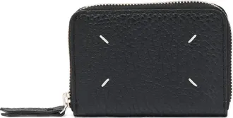 Maison Margiela Four Stitches Grained-leather Cardholder