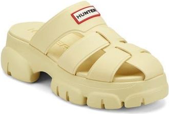Hunter Bonnie Lug Sole Slip-On Shoe in Yellow at Nordstrom, Size 11