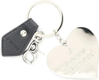 Vivienne Westwood Heart Orb keyring - Silver