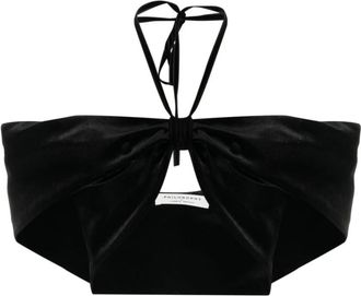 Philosophy di Lorenzo Serafini Mouwloze Tops - Dames - Tops zonder mouwen - Zwart - M - Polyester - Tops
