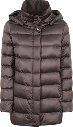 Moorer Dark Brown Delia SE3 Quilted Polyester Down Jacket