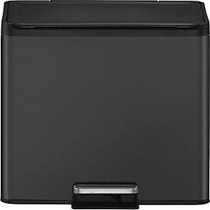 EKO Papelera De Pedal Recycler Acero 27 L Colector Triple