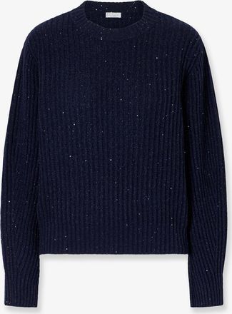 Brunello Cucinelli Maglia in misto mohair con paillettes - BRUNELLO CUCINELLI - gender_Woman