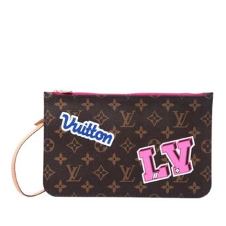 Louis Vuitton Pre-owned Clutches, female, Brown, Size: ONE SIZE Pre-owned Monogram Canvas Clutch