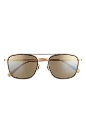 Maui Jim 53mm Core Square Polarized Sunglasses in Gold Gold Bronze at Nordstrom Rack