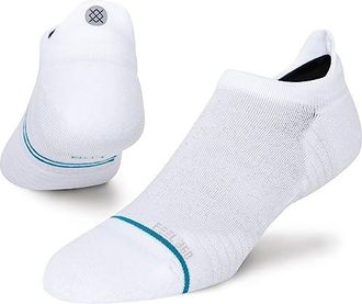 Stance Run Light Tab Crew Cut Socks Shoes White : MD (US Mens Shoe 6-8.5 - Womens Shoe 8-10.5), Mesh/Nylon/Polyester