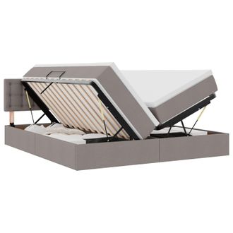 vidaXL Letto Con Contenitore Con Testiera 2 Pz Talpa Pelle Sintetica Vidaxl