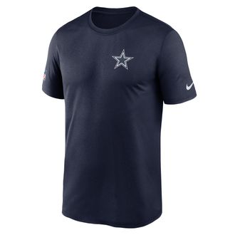 Nike Dallas Cowboys Legend Small Logo Nike Mens Dri-FIT NFL T-Shirt in Blue | 02TI41S7RD-FEJ