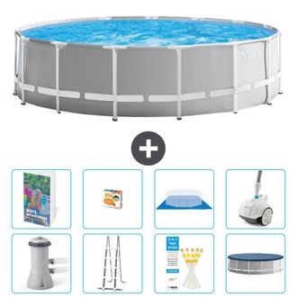 Intex Piscina Prism Frame Redonda - 457x122 Cm - 9-piezas S590