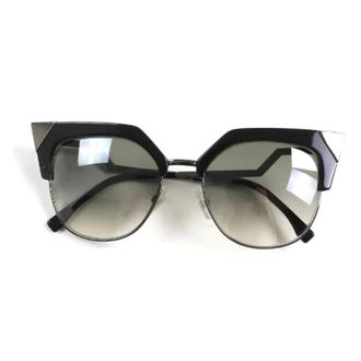 Fendi Pre-owned Accessories, female, Black, Size: ONE SIZE Pre-owned Plastic Sunglasses