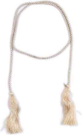 Forte_Forte Forte_Forte Lace Belt With Crystals And Tassels Insert