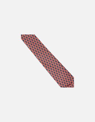 Dunhill Mens Dunhill Tie - Red - Size: ONE size