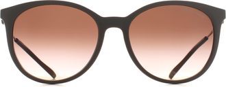 A|X Armani Exchange Cat Eye Womens Shiny Tundra Brown Gradient AX4140S - Beige - One Size