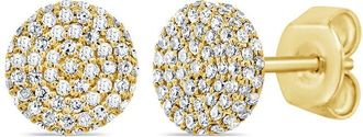 Sabrina Designs 14K 0.50 Ct. Tw. Disc Earrings