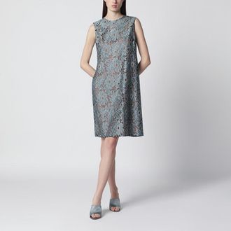 Gucci Sage green floral lace dress