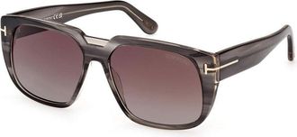 Tom Ford FT1025 56F Smoked Havana/Gradient Brown