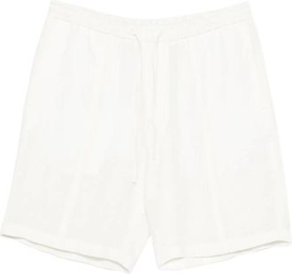 Emporio Armani Bermuda Shorts - Heren - Korte Broeken - Wit - XL - Linnen - Korte Broeken