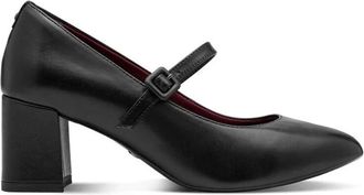 Tamaris Damespumps - Dames - Pumps - Zwart - 39 EU - Leer - Schoenen