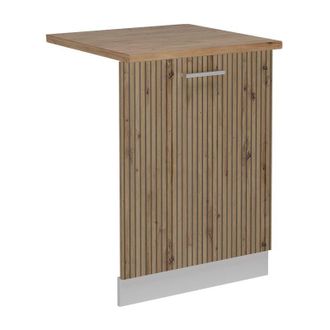 Vicco Tapa Del Lavavajillas R-line, Roble Artesanal, 60 Cm, Et Roble