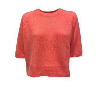 Lu Ren Cashmere Knitwear, female, Pink, Size: L Shii Pullover