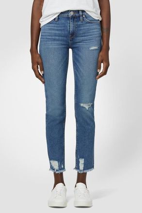 Hudson Nico Mid-Rise Straight Crop in Seaglass at Nordstrom, Size 23