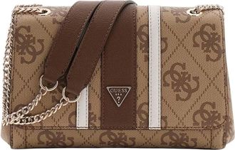 Guess Tassen, Dames, Bruin, ONE Size, Leer, Noelle II Convertible Crossbody Flap