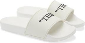 Off-white This That Slide Sandal in White - Black at Nordstrom Rack, Size 10Us / 40Eu