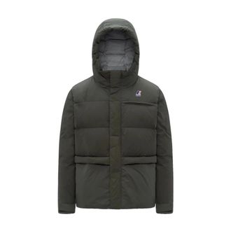 K-Way Aurele Down Jacket - Heren - Gewatteerde jassen - Groen - M - Nylon - Jassen