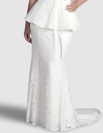 Coast Lace Bridal Maxi Skirt in Ivory at Nordstrom, Size 12