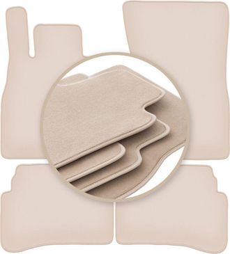 OEM Alfombrillas Beige Premium Para Mercedes S W222 Berlina 2013-2020