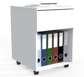 ebuy24 Ebuy24 - Vcm Roll Container Contenedor Lateral Con Cajones Dimensiones Aprox. Al. 55 X An. 39 X P. 45 Cm Contenedor De Oficina - Dalosa 1 Caj&oacute;n (blanc