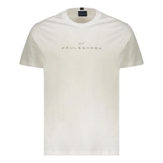 Paul & Shark Short T-shirt - male - Paul & Shark - T-Shirts - White - 2XL - Tops