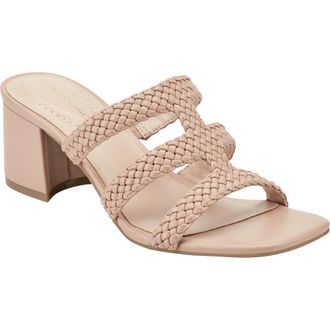 Bandolino Mumm Block Heel Sandal in Beige at Nordstrom Rack, Size 7.5