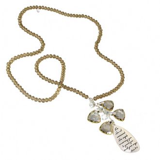 Good Works Womens Angel Necklace In Multi