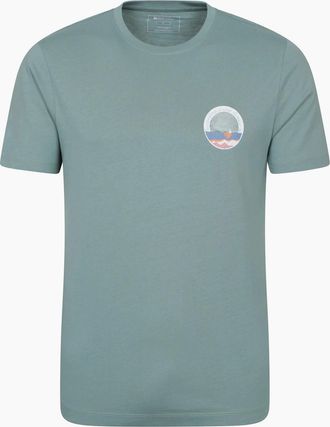 Mountain Warehouse Mens Mountain Warehouse Mens Southwold Short-Sleeved T-Shirt - Green - Size: 36