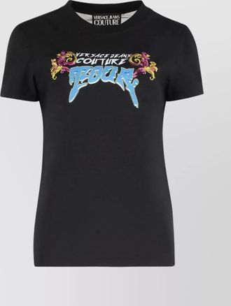 Versace Jeans Couture logo printed crew neck t-shirt