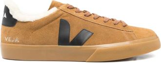 Veja Sneakers Campo Winter con inserti in pelle scamosciata - Marrone