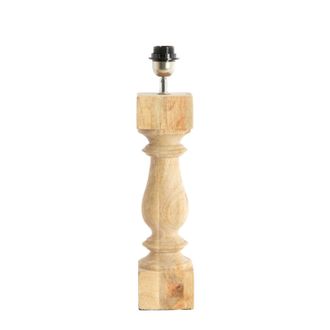 Light & Living Light & Living - L&aacute;mpara De Mesa - Cumani - Natural - Madera