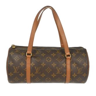 Louis Vuitton Papillon Handbag Monogram Canvas Brown Canvas Handbag (Pre-Owned)