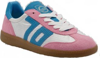 Back70 Womens Ghost C26 Shoes In White/pink/turquoise