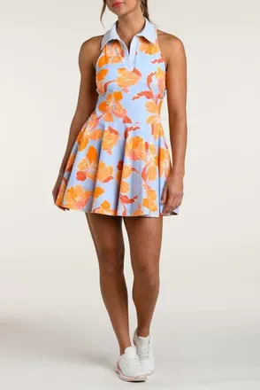 La Blanca Outline Floral Tennis Dress in Drift at Nordstrom, Size X-Small