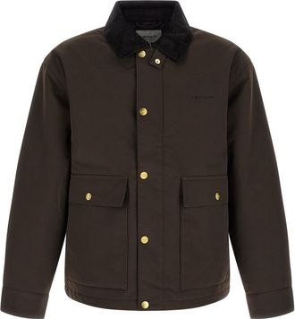 Carhartt Work in Progress Brown Shirt Collar Jacket