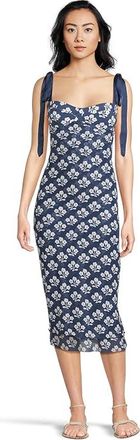 Free People Printed Got Glam Slip Womens Underwear Navy Combo : MD (Womens 8-10), Nylon