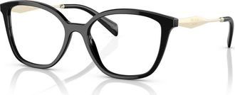 Prada 54mm Butterfly optical glasses in Black at Nordstrom