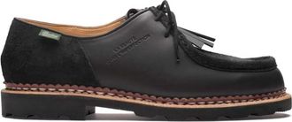 Paraboot x Universal Works Michael leren derby schoenen met kwastje - Zwart
