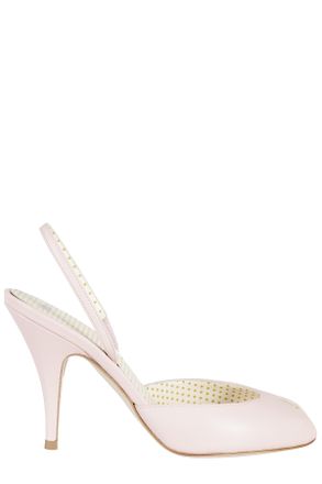 3Juin Pink Mely 095 Illy Elastic-Strap Leather Sandals
